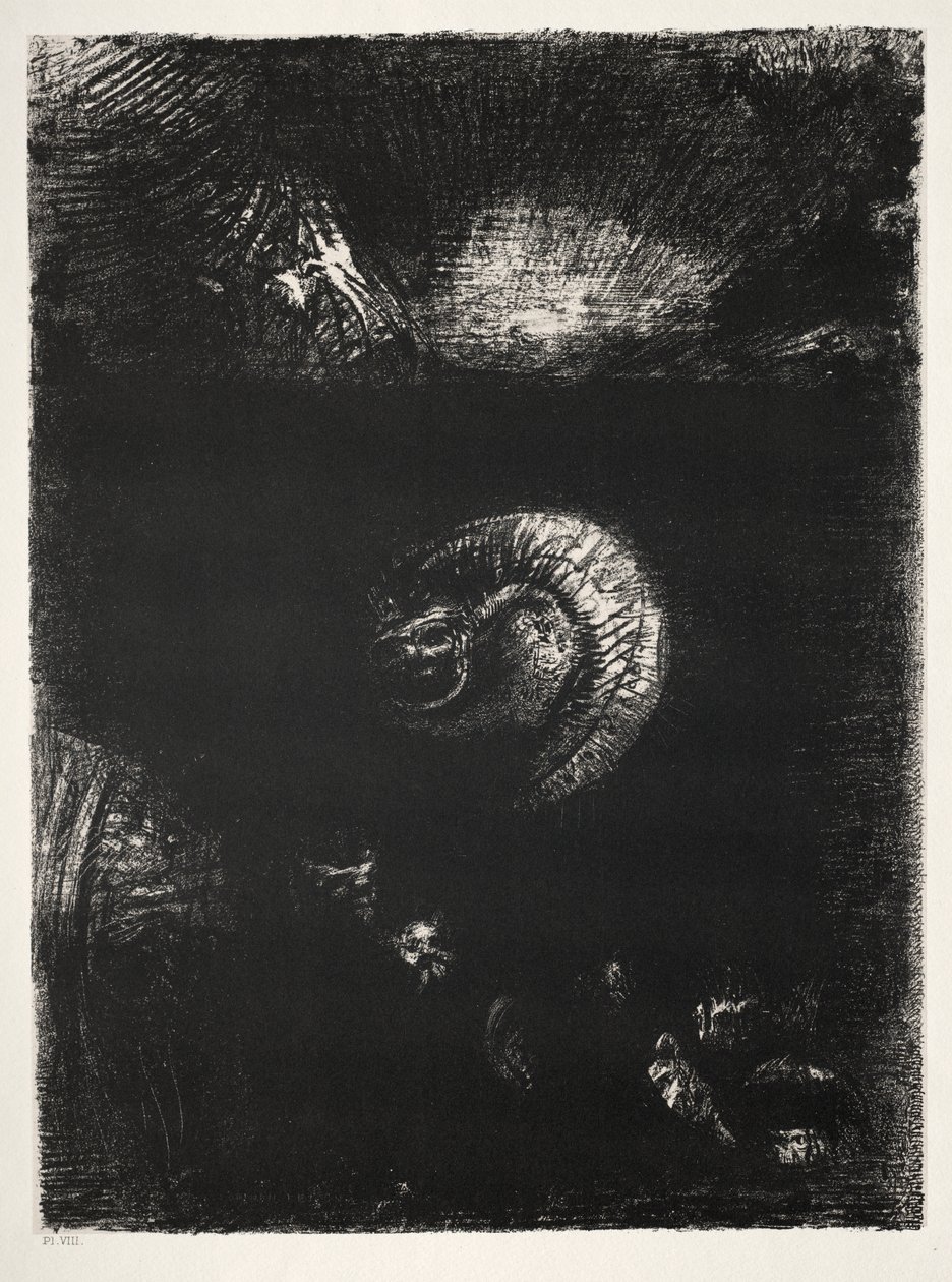 E sorgono tutte le creature spaventose da Odilon Redon