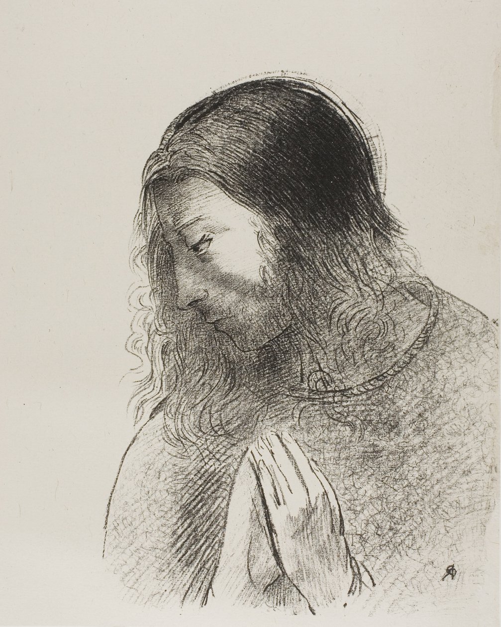 E io Giovanni vidi queste cose, e le udii, tavola 12 di 12 da Odilon Redon