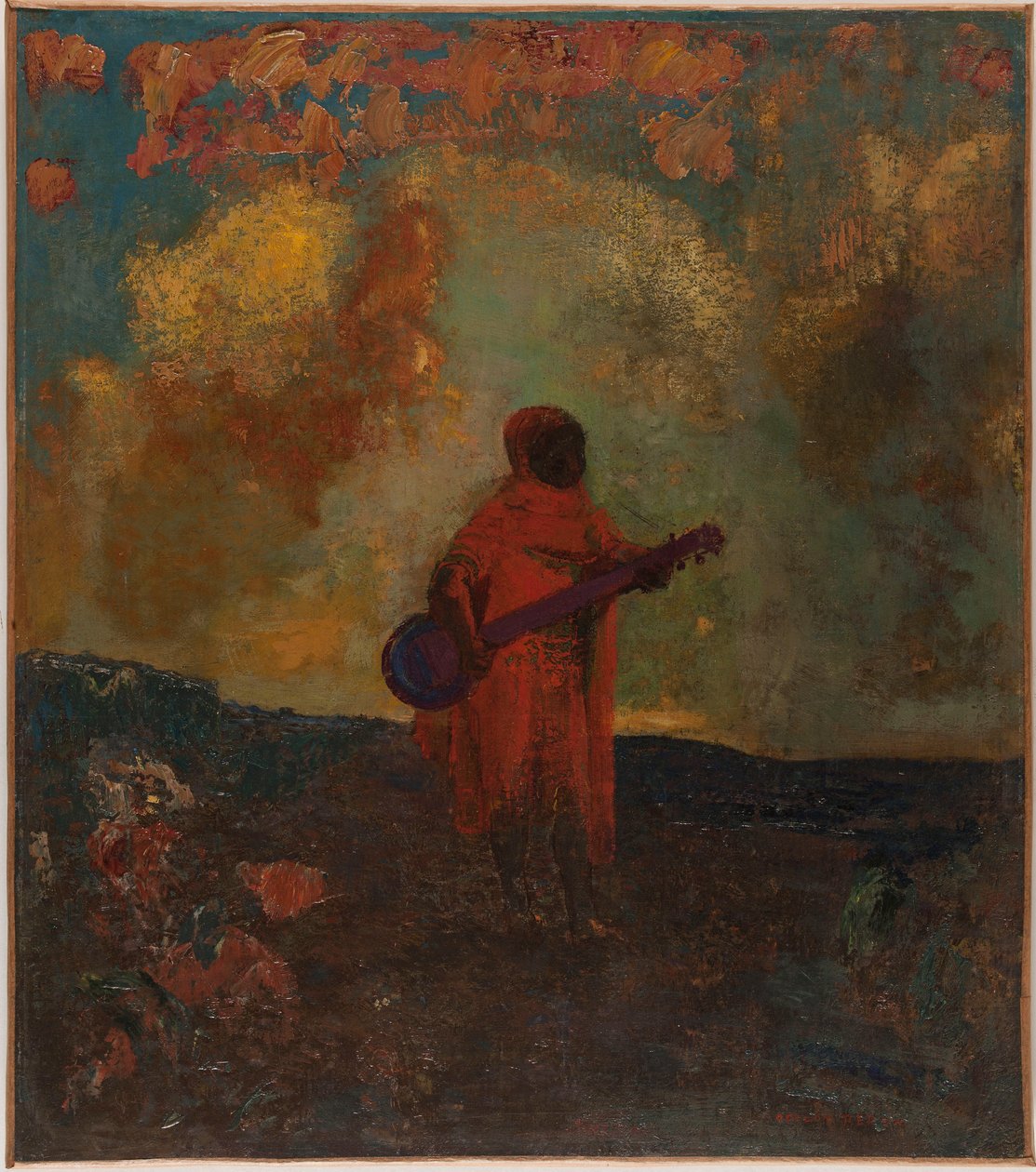 Musicista arabo da Odilon Redon