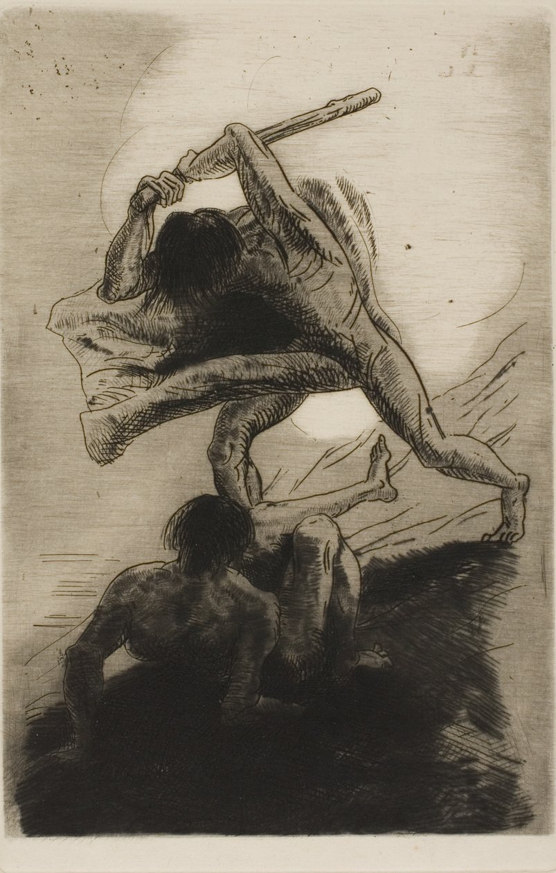 Caino e Abele da Odilon Redon