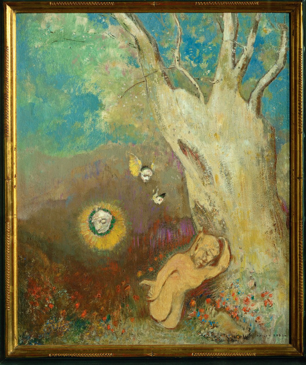 Il sonno di Calibano (dipinto su tavola) da Odilon Redon