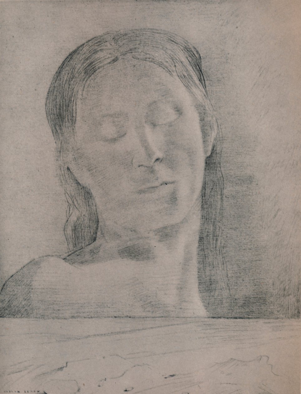Occhi Chiusi da Odilon Redon