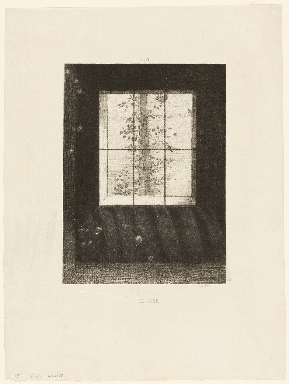Giorno, tavola 6 da Sogni da Odilon Redon