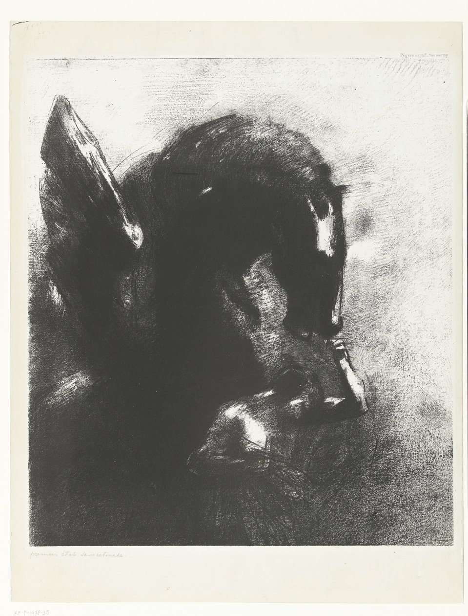 Il Pegaso catturato da Odilon Redon
