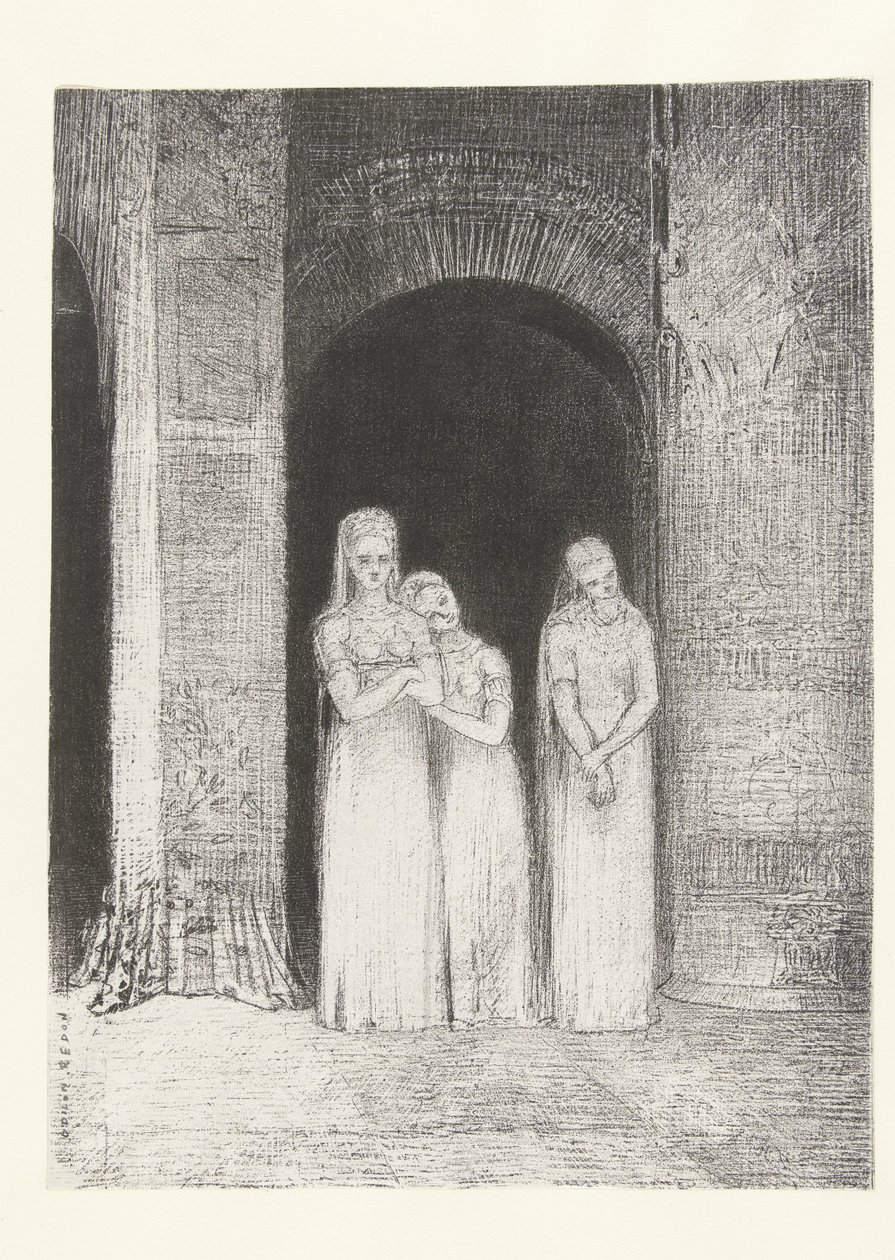 Le sacerdotesse erano in attesa da Odilon Redon