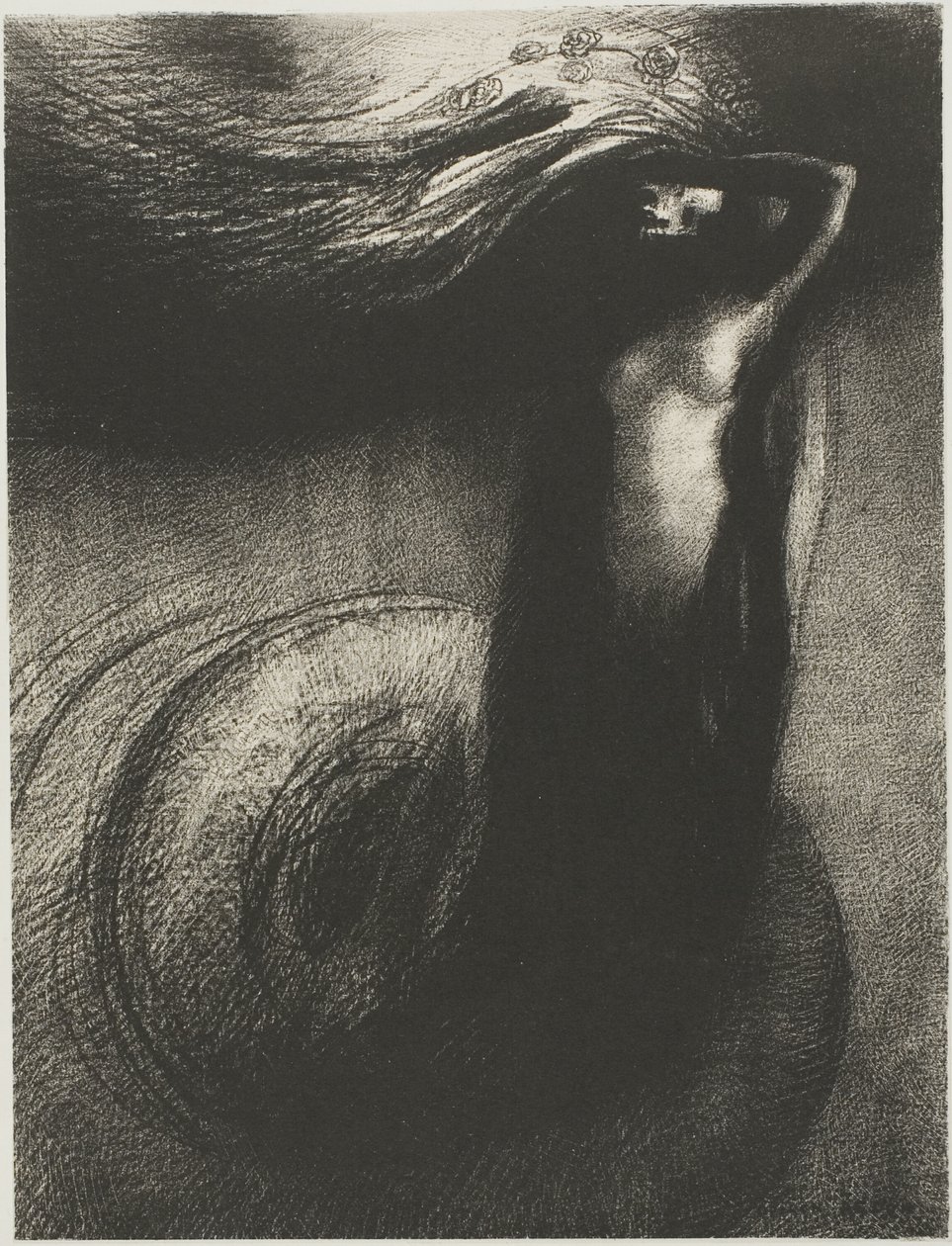 Morte: "La mia ironia supera tutte le altre!", tavola 3 di 6 da Odilon Redon