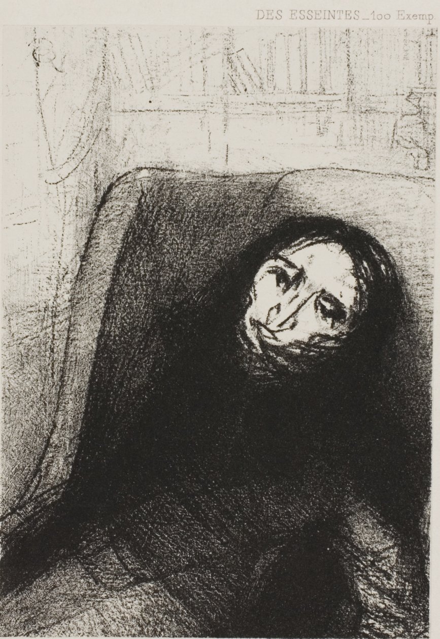 Des Esseintes, Frontespizio per A Rebours di J.K. Huysmans da Odilon Redon