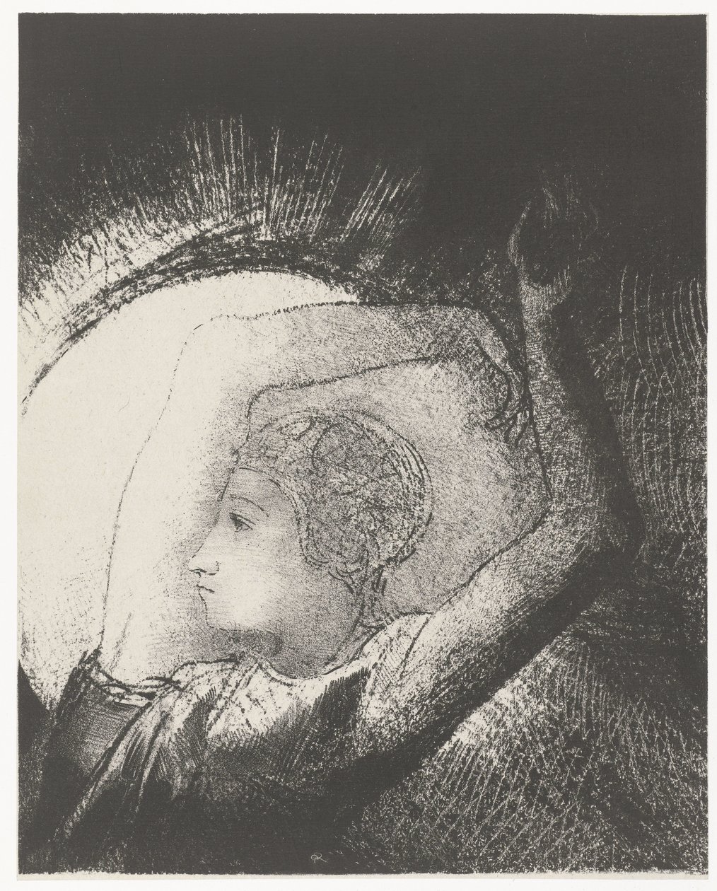 Una donna vestita di sole (Apocalisse di San Giovanni) da Odilon Redon