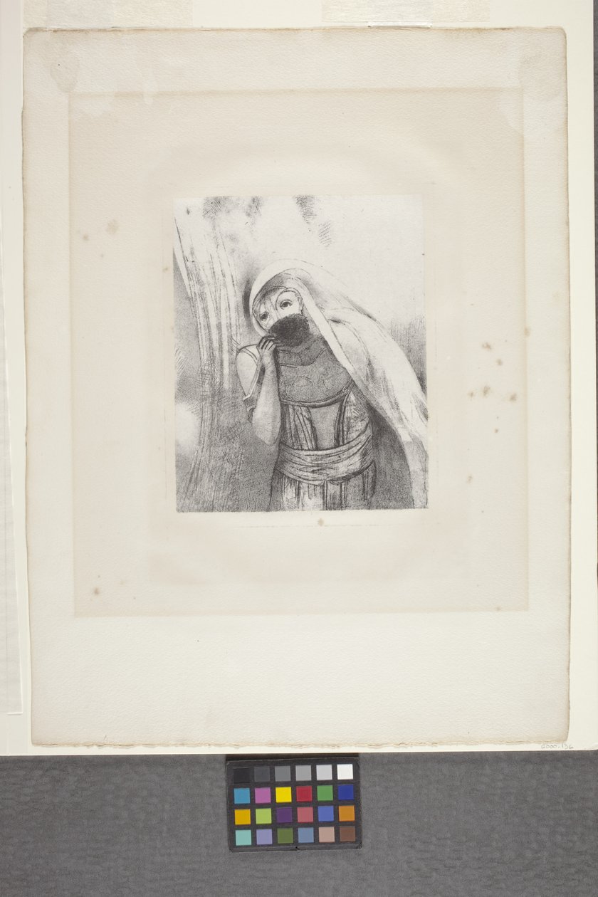 Tira fuori dal petto una spugna tutta nera... da Odilon Redon