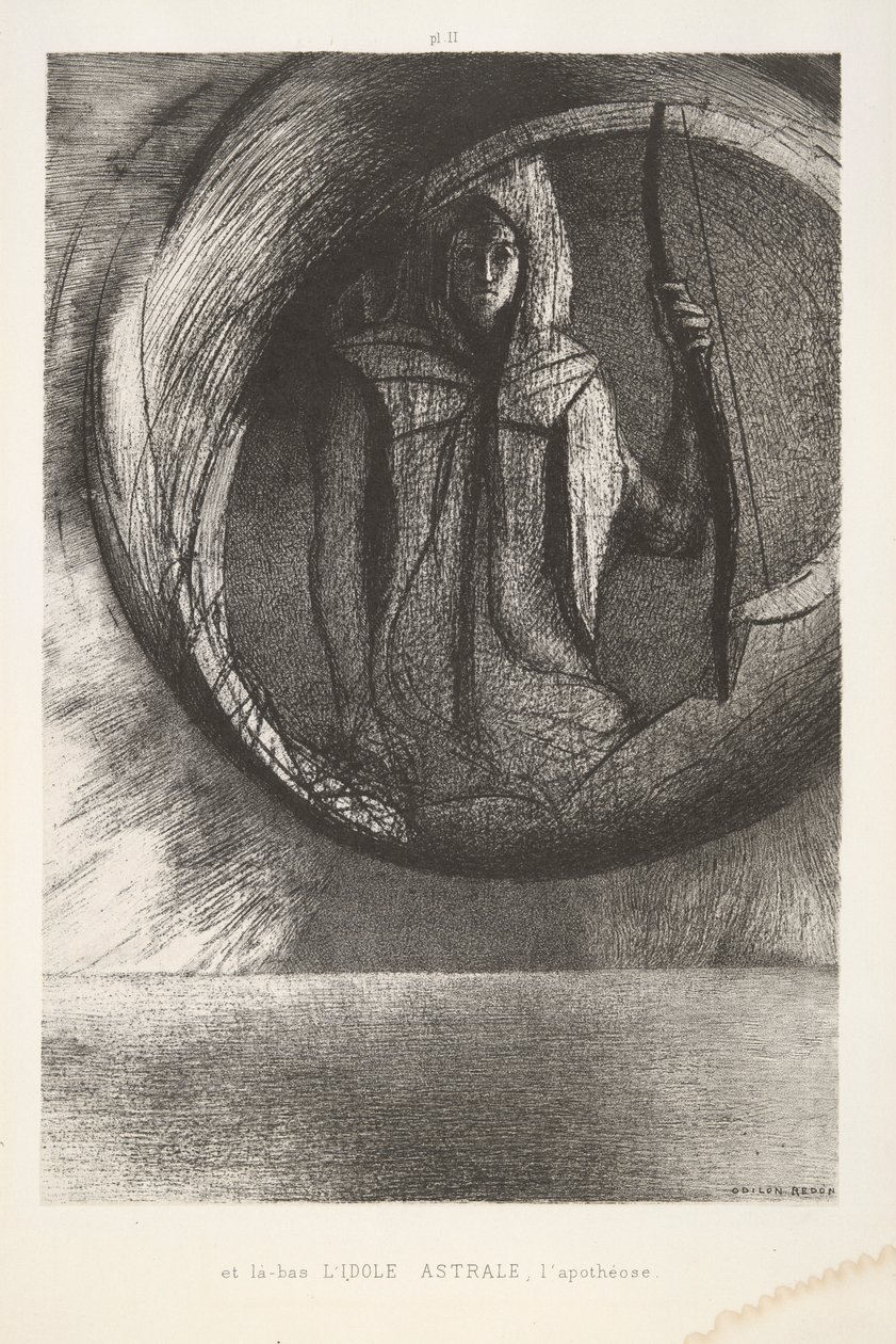 E laggiù l da Odilon Redon