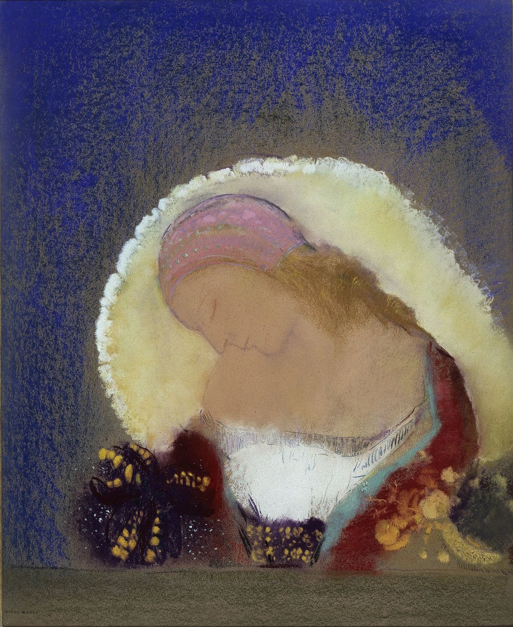 Fiore illuminato da Odilon Redon