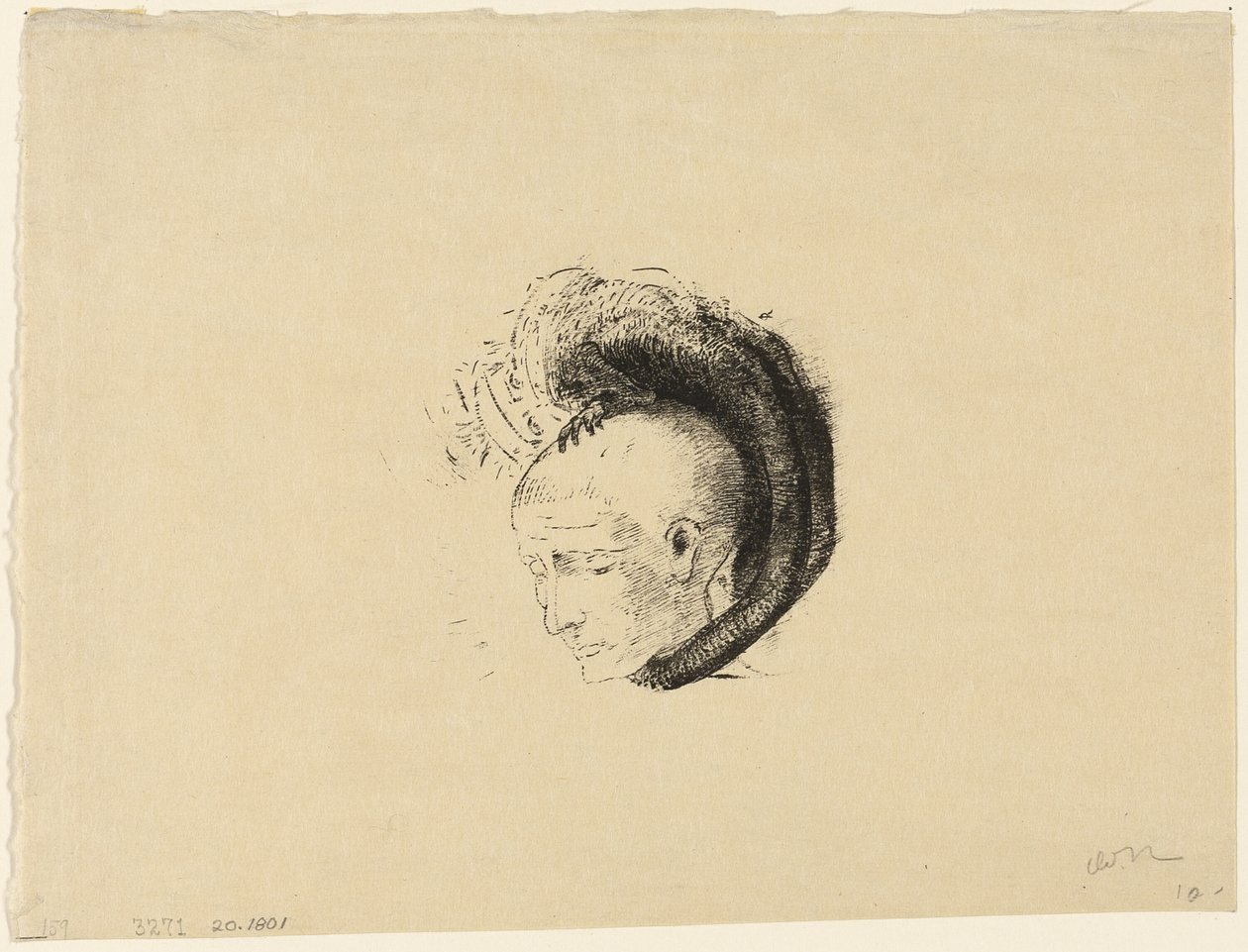 Frontespizio per Le mouvement idéaliste en peinture di André Mellerio da Odilon Redon