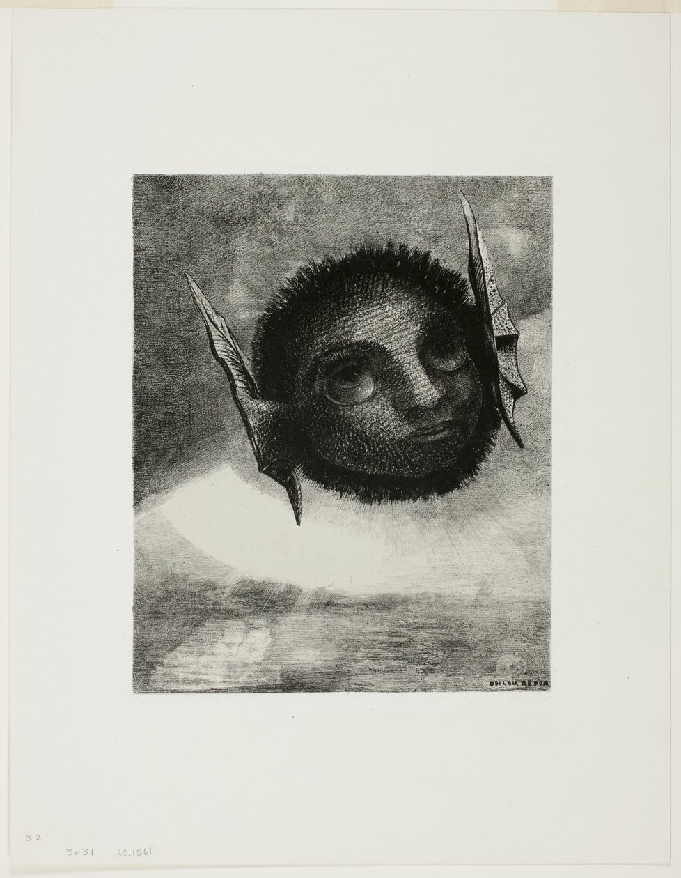 Gnomo, tavola sei da In Dreams da Odilon Redon
