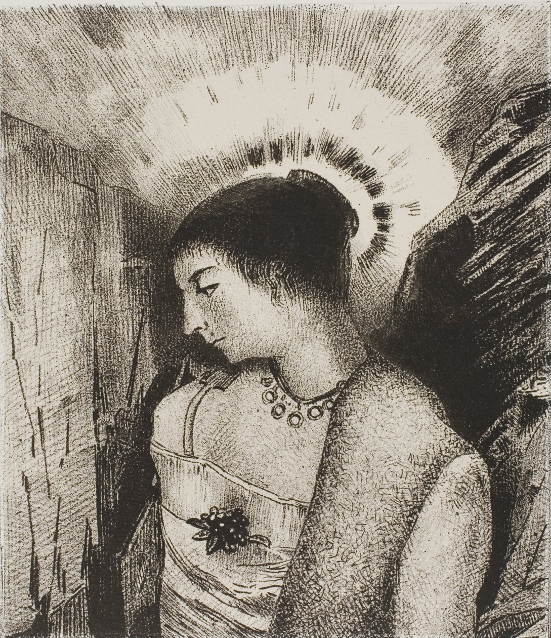 Ecco la Buona Dea, la Madre Idea dei Monti, tavola 15 di 24 da Odilon Redon