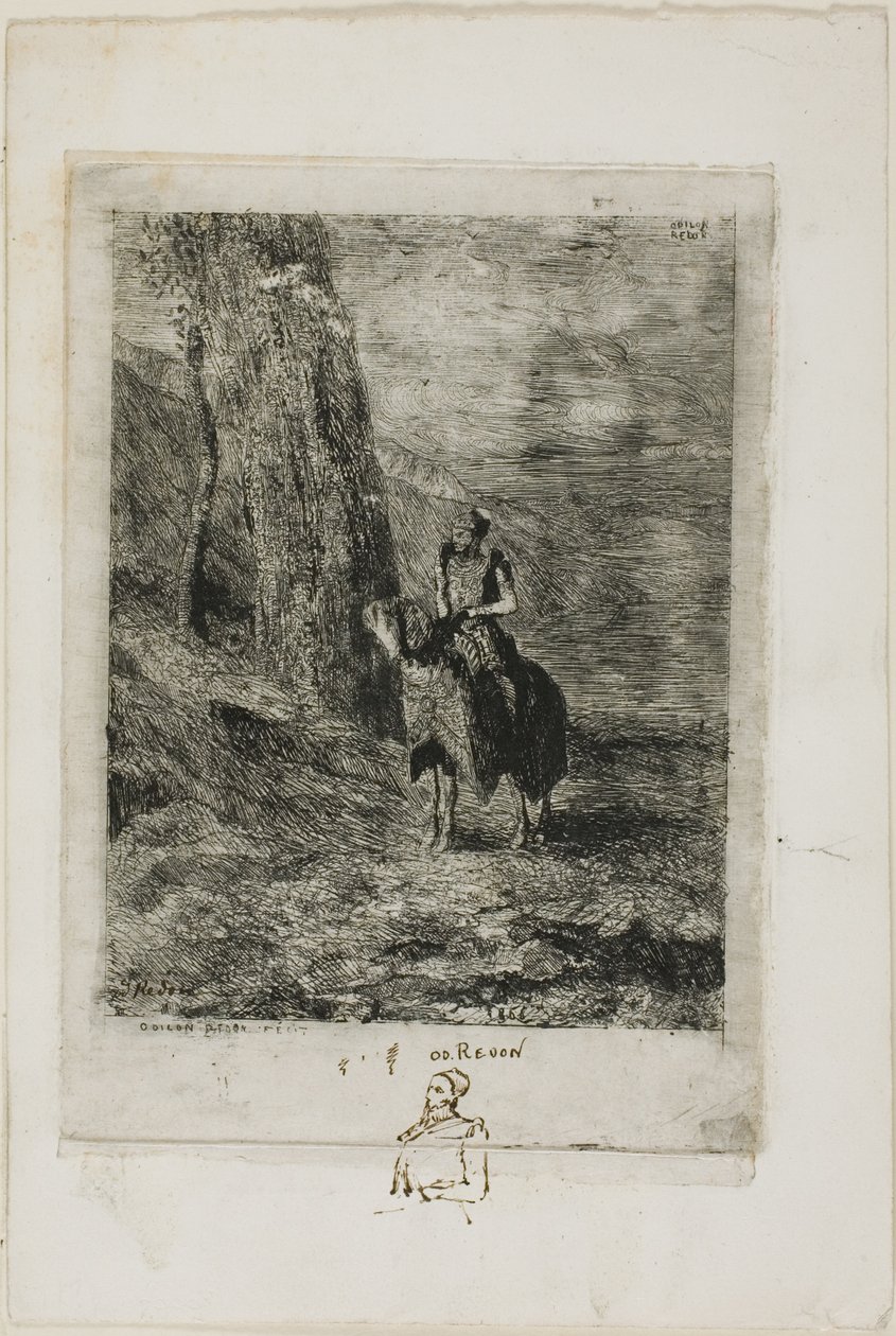 Cavaliere in attesa da Odilon Redon