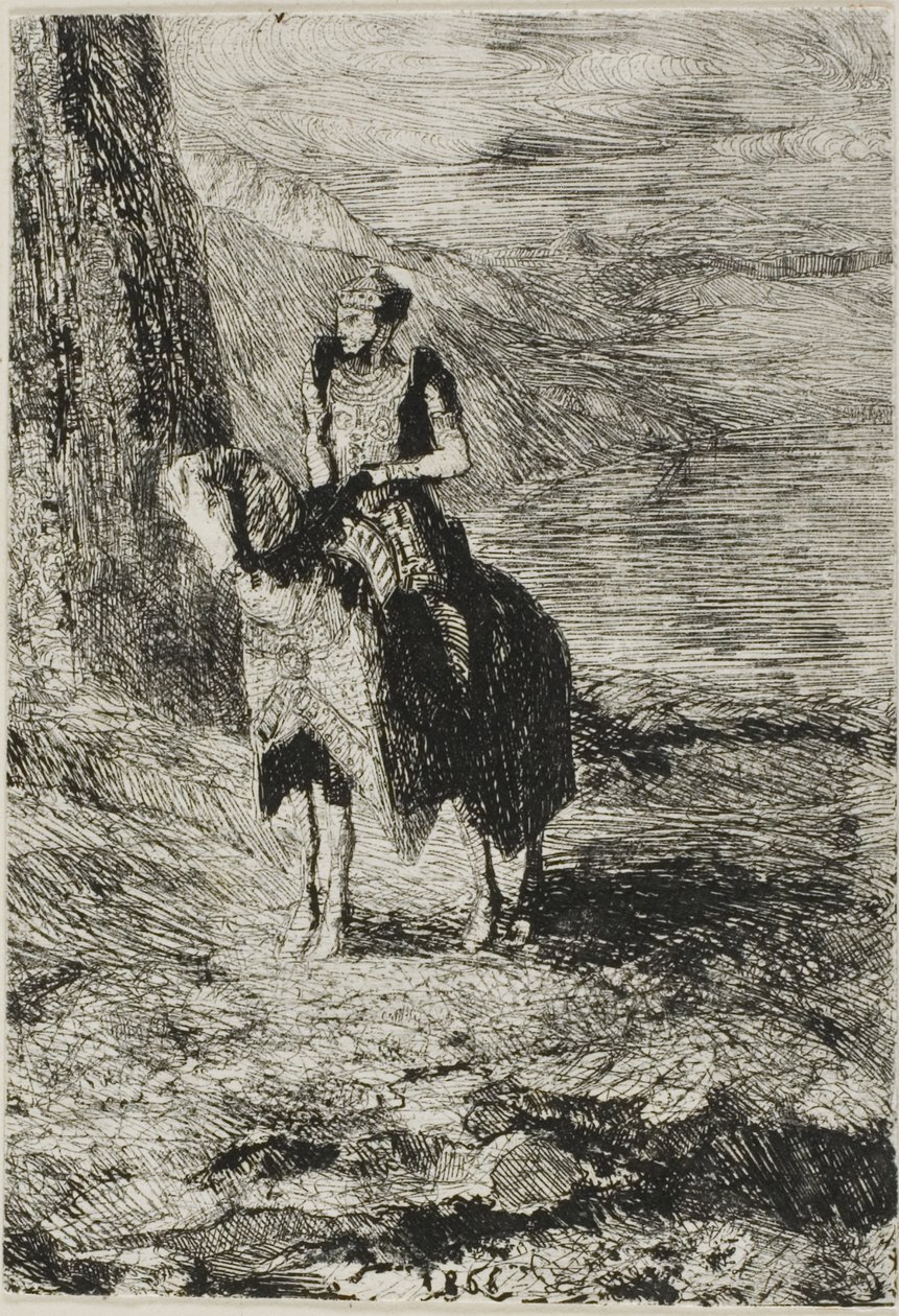 Cavaliere in attesa da Odilon Redon