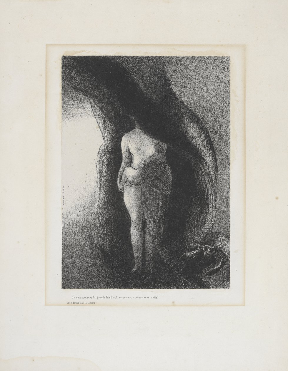 Je suis toujours la grande Isis! da Odilon Redon