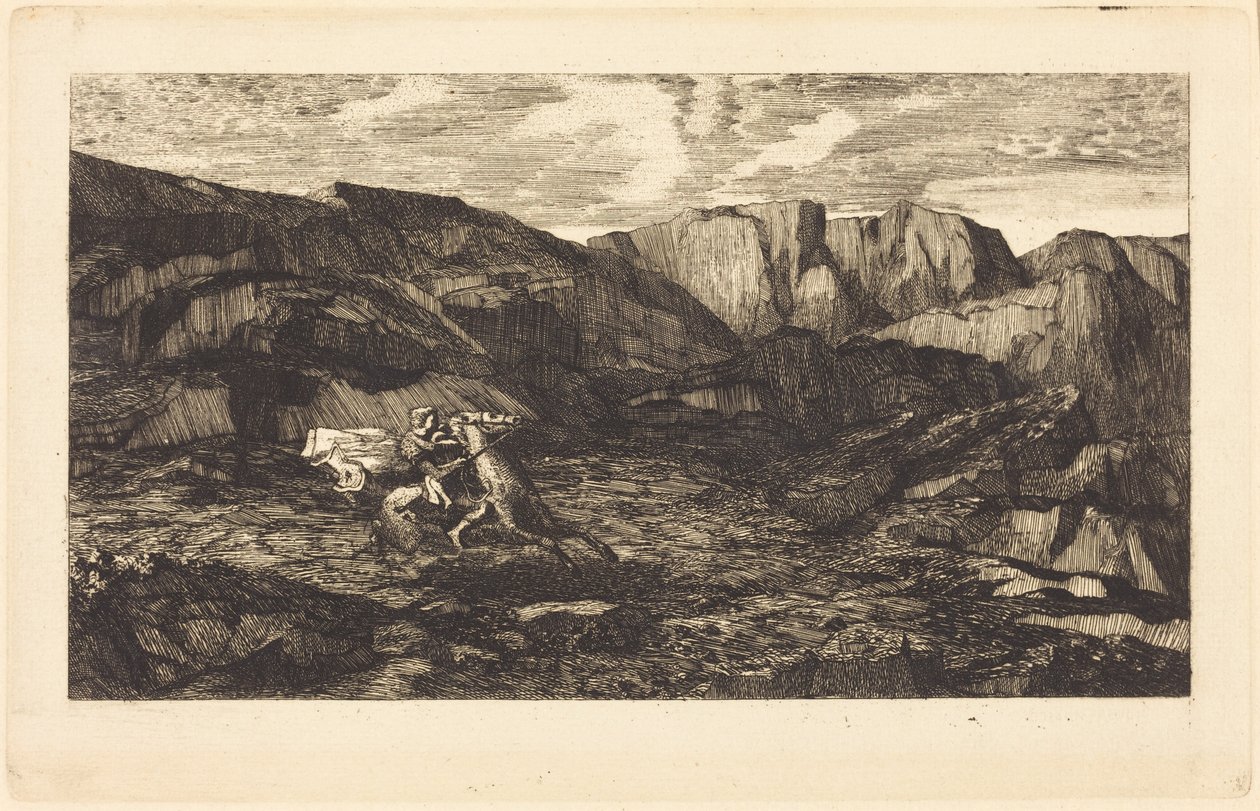 La paura (Fear) da Odilon Redon