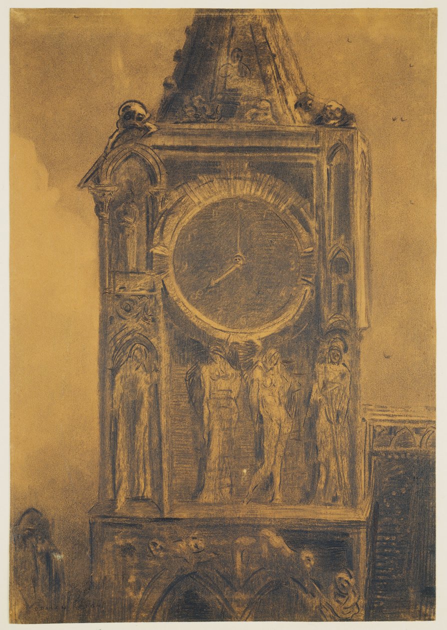 Die tiefe Glocke von Sainte-Gudule da Odilon Redon