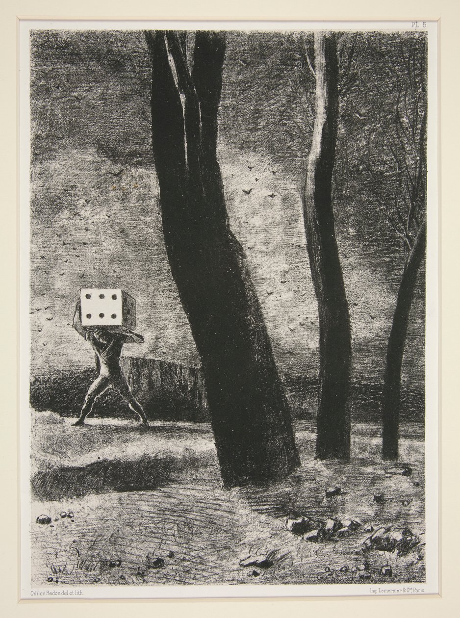 Le Joueur (Il Giocatore), dal portfolio Dans le rêve (Nel Sogno) da Odilon Redon