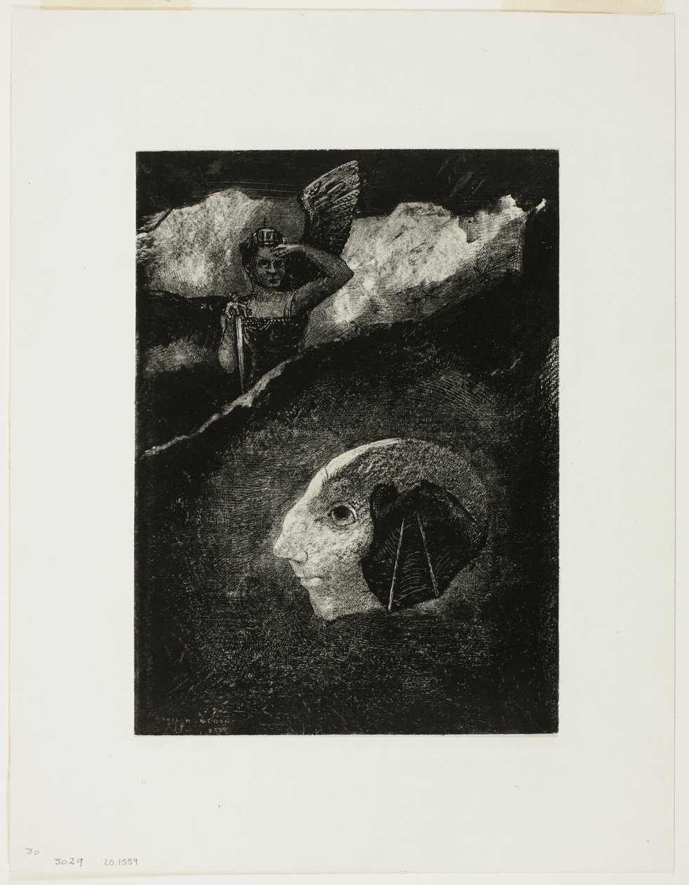 Limbo, tavola quattro da In Dreams da Odilon Redon