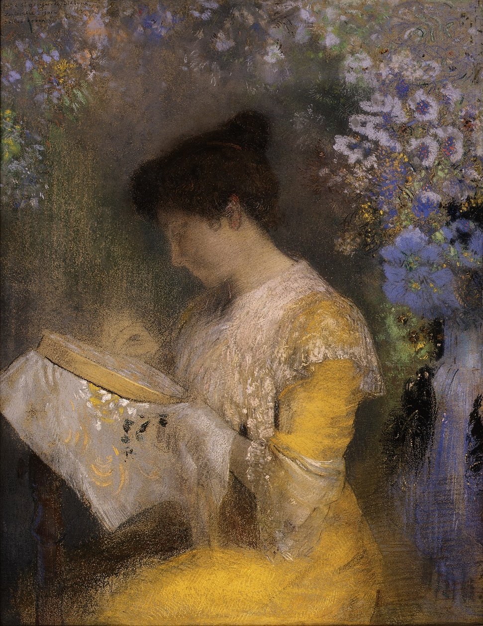 Madame Arthur Fontaine (Marie Escudier, 1865-1946) da Odilon Redon
