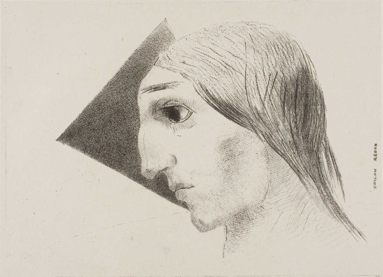 Follia, tavola sei da A Edgar Poe da Odilon Redon