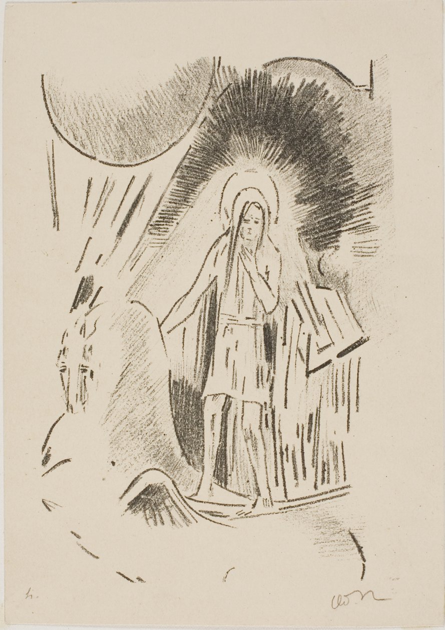 Uomo su Pegaso da Odilon Redon