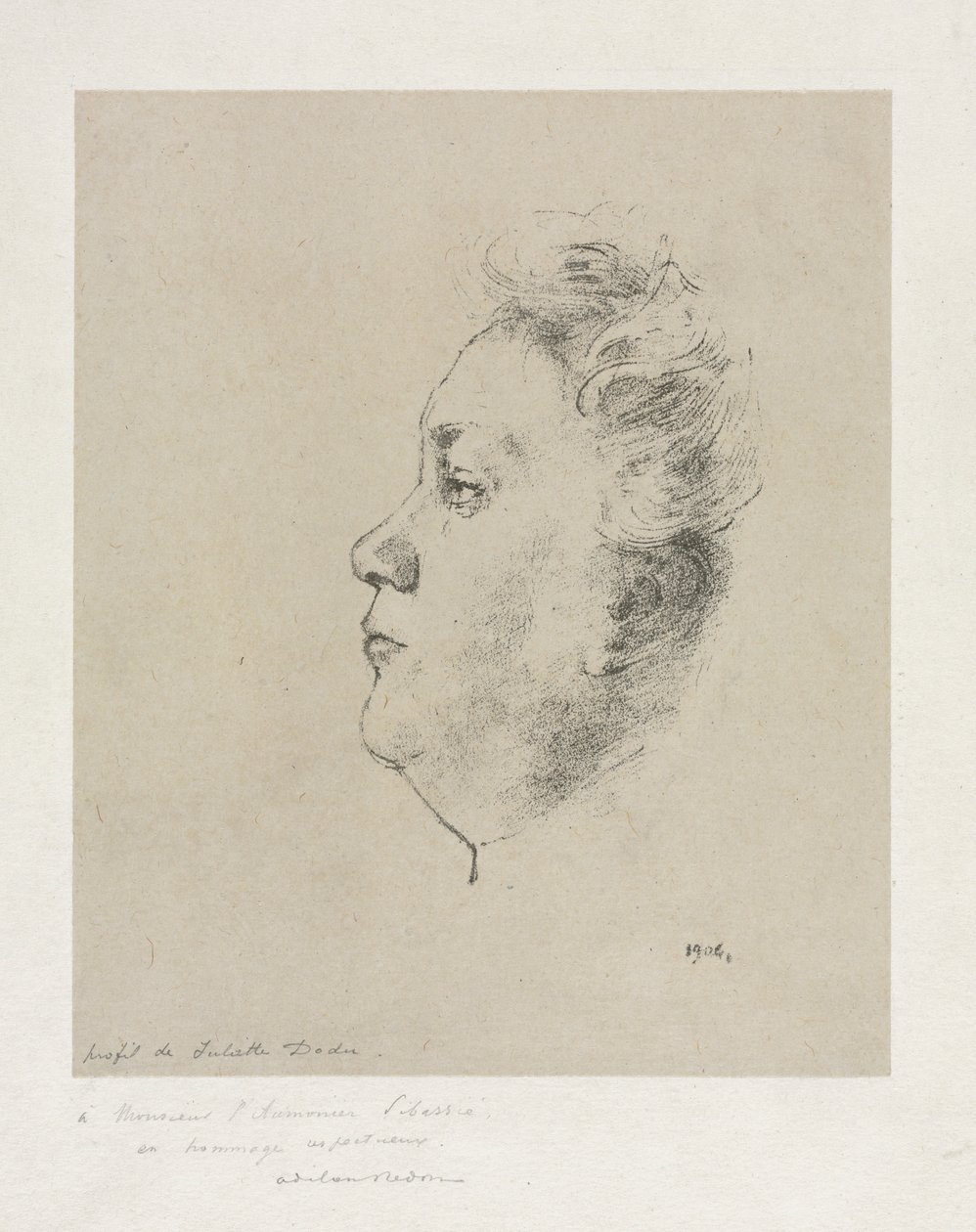 Mlle. Juliette Dodu, 1904 da Odilon Redon