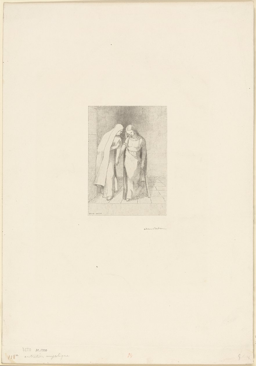 Conversazione mistica da Odilon Redon