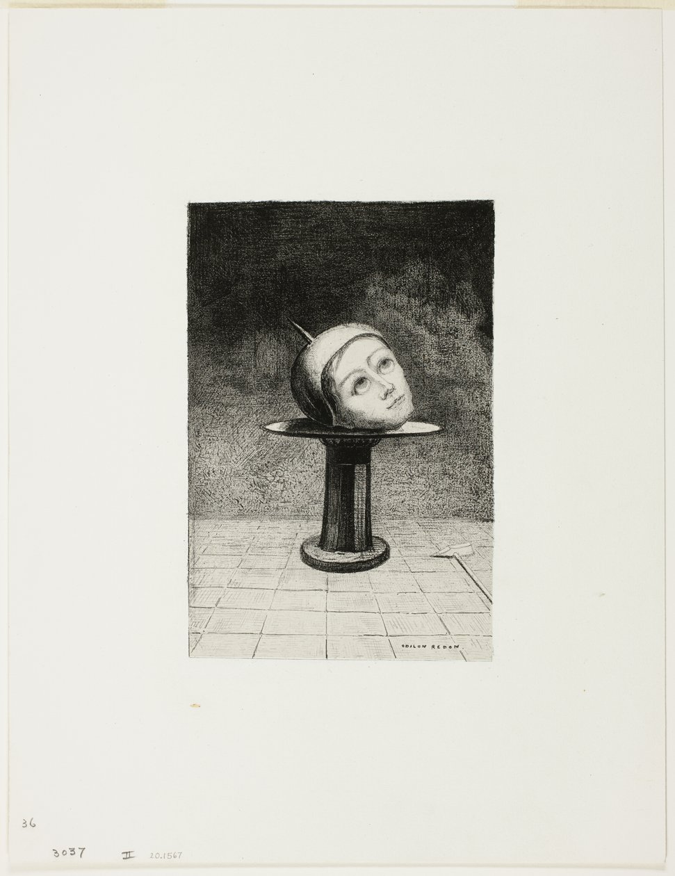Sul Piatto, tavola dieci da In Sogni da Odilon Redon