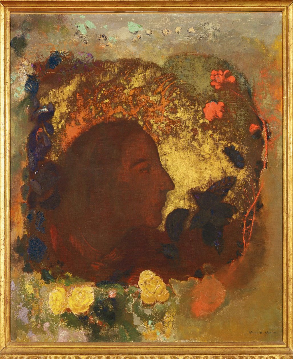 Paul Gauguin (dipinto su tela) da Odilon Redon