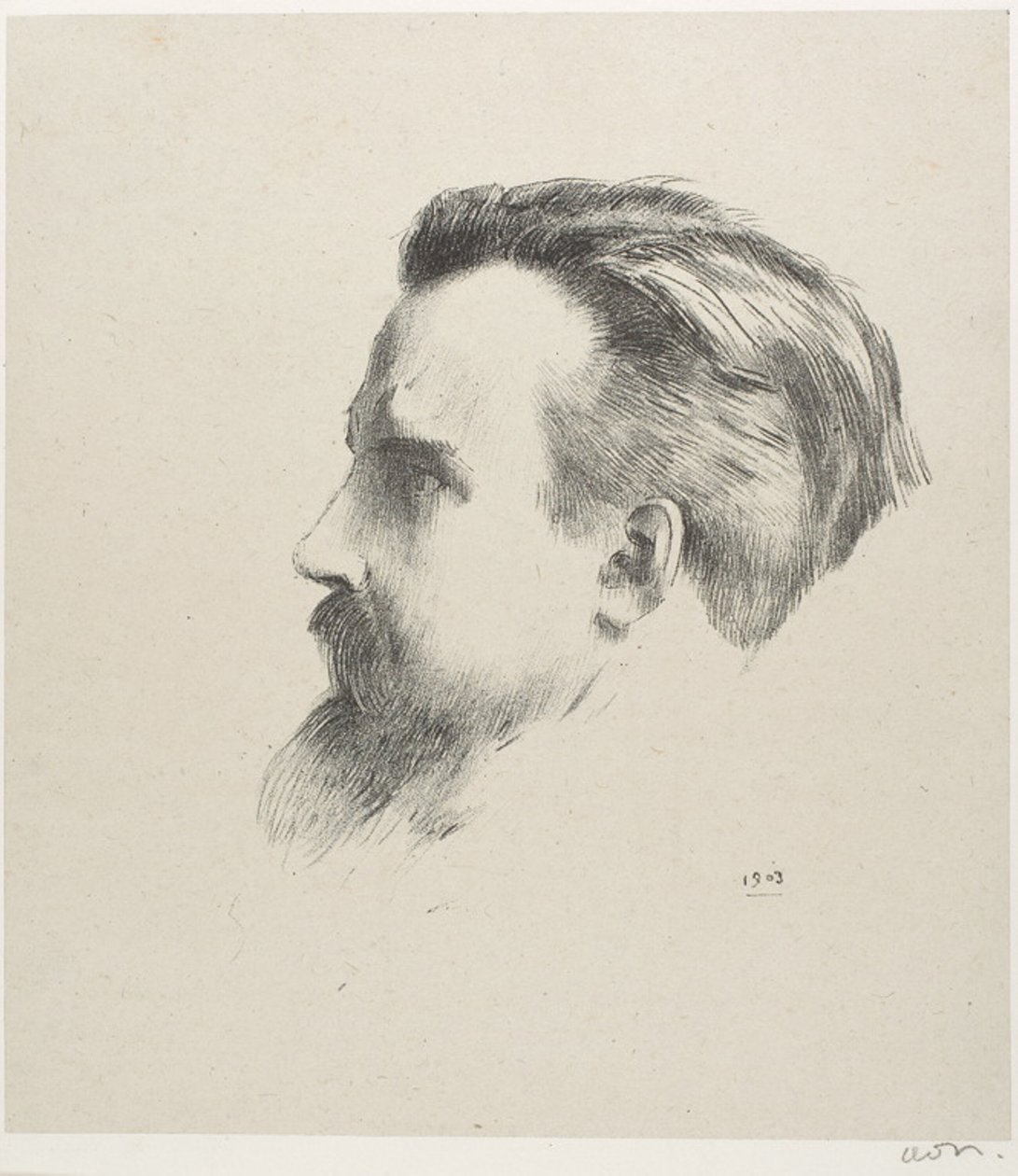 Ritratto del pittore Maurice Denis da Odilon Redon