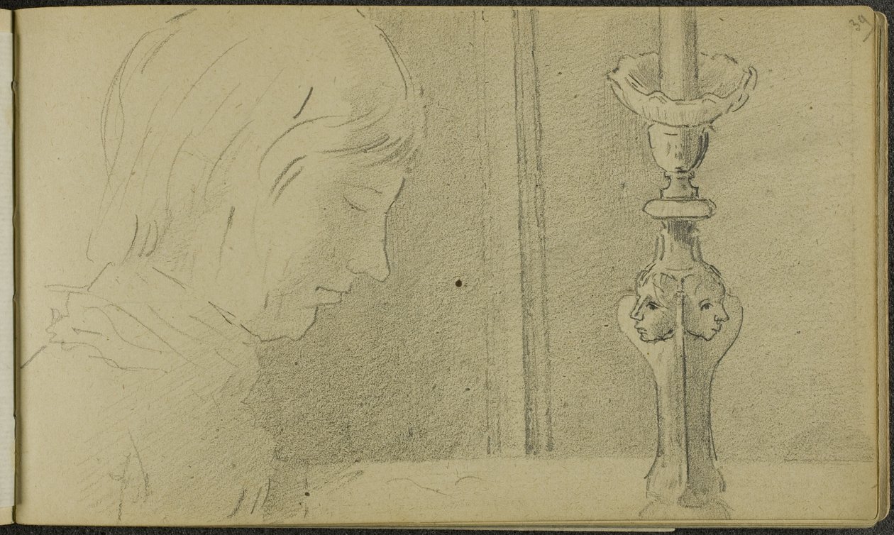 Quaderno di schizzi da Odilon Redon