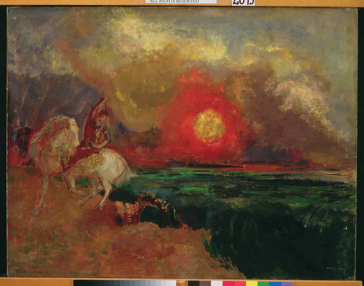 San Giorgio e il Drago da Odilon Redon