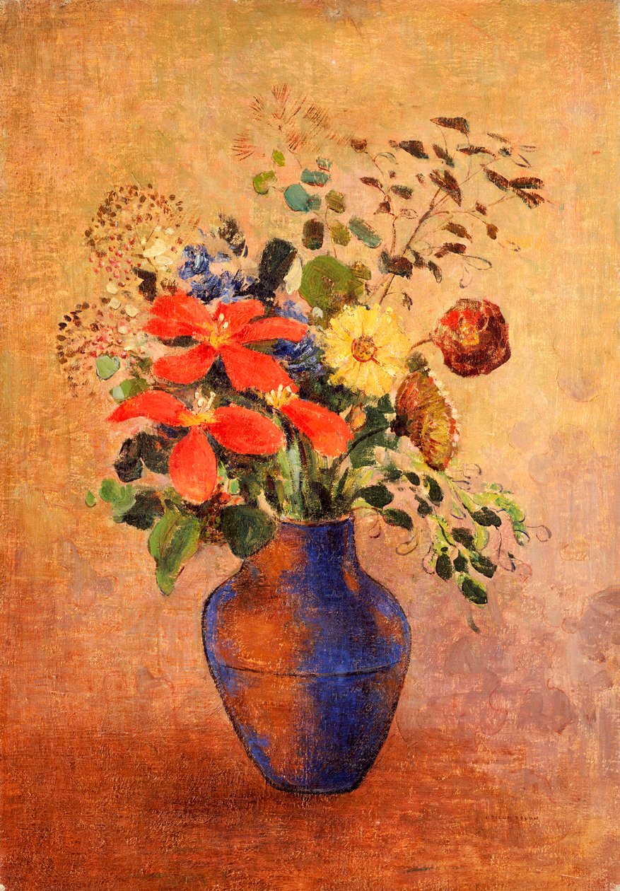 Il Vaso Blu da Odilon Redon