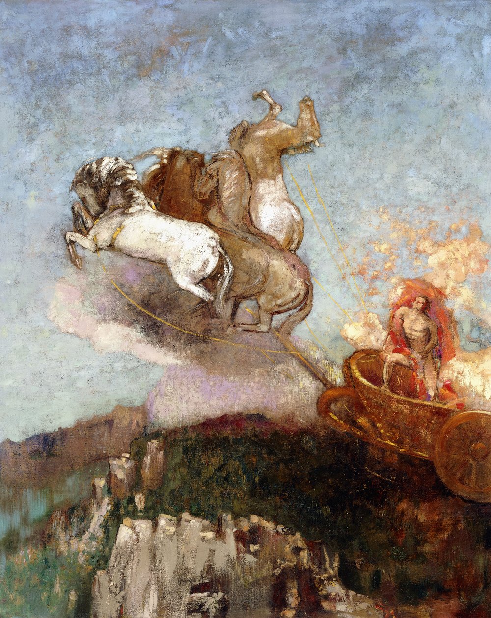 Il carro di Apollo, 1907-1908 | Odilon Redon | Stampa d'arte