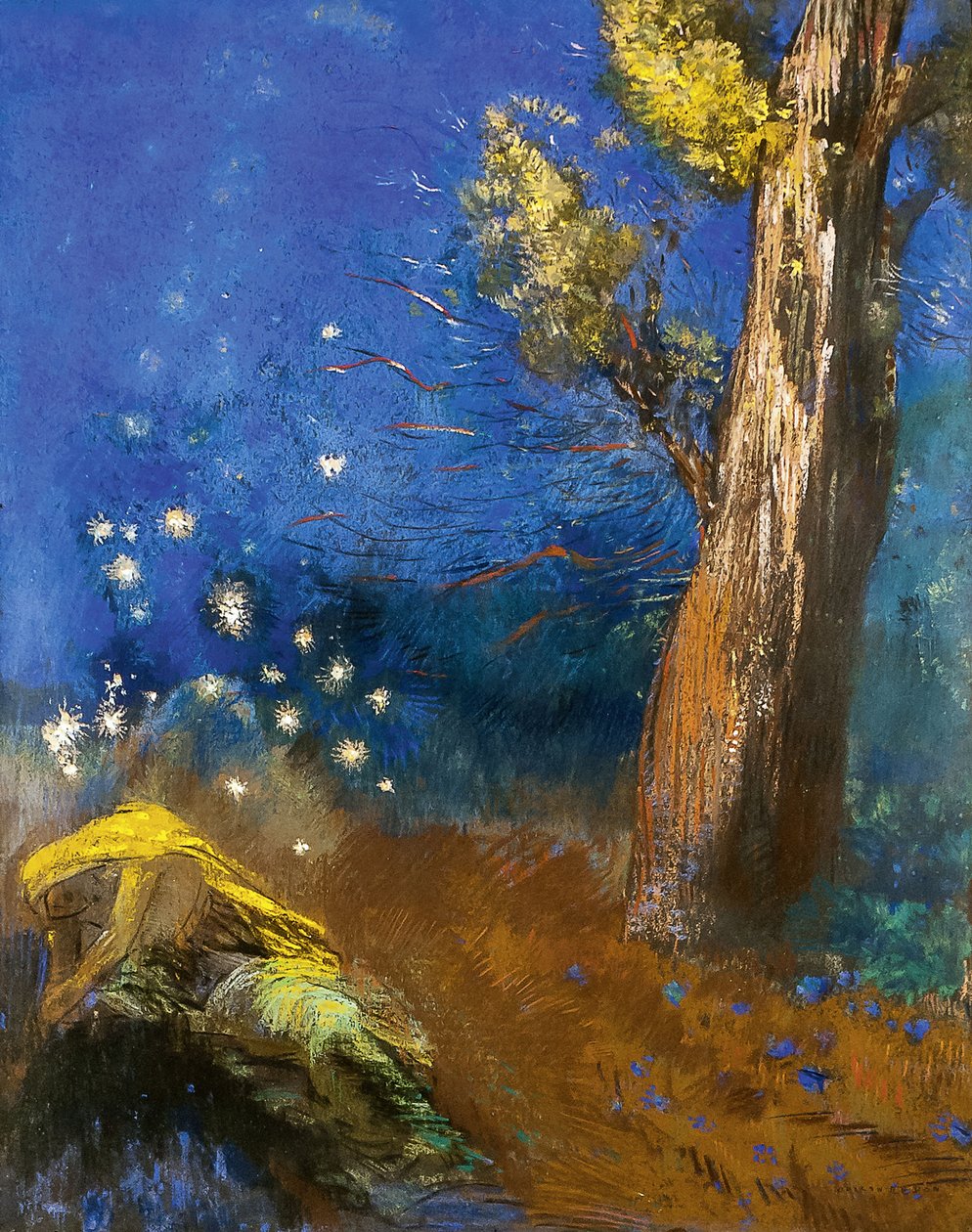 La morte di Buddha da Odilon Redon