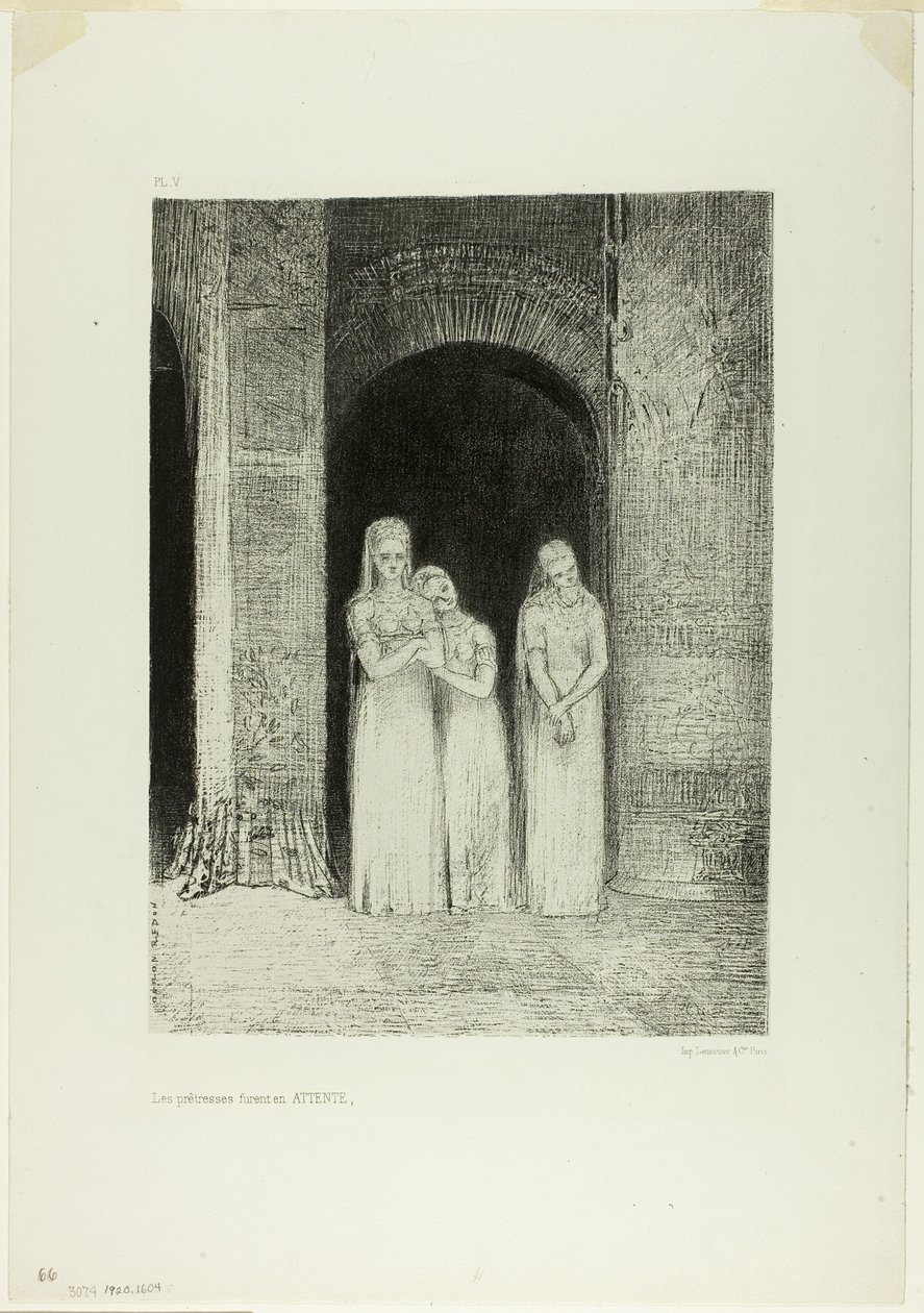 Le Sacerdotesse Stavano Aspettando, da Notte da Odilon Redon