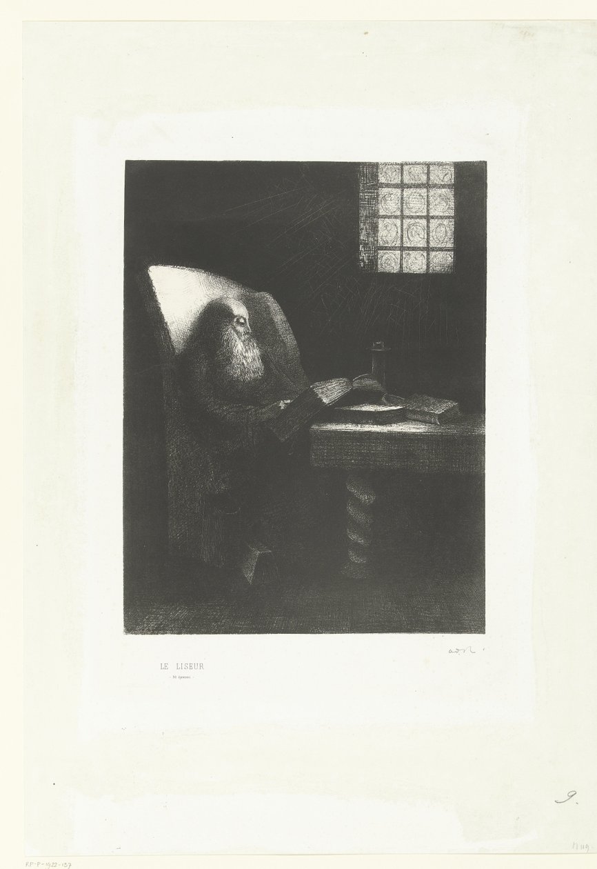 Il lettore da Odilon Redon