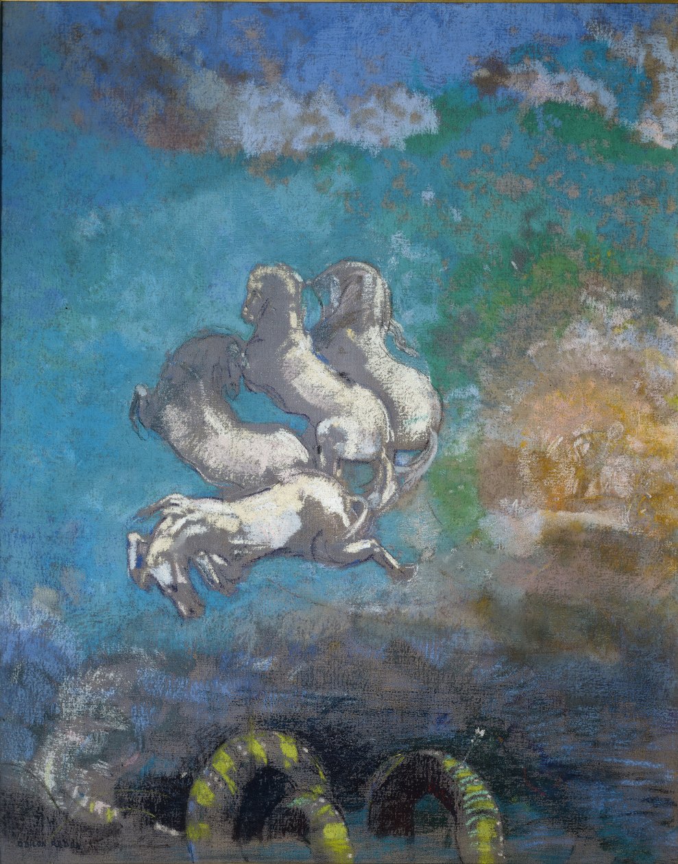 Il carro di Apollo da Odilon Redon