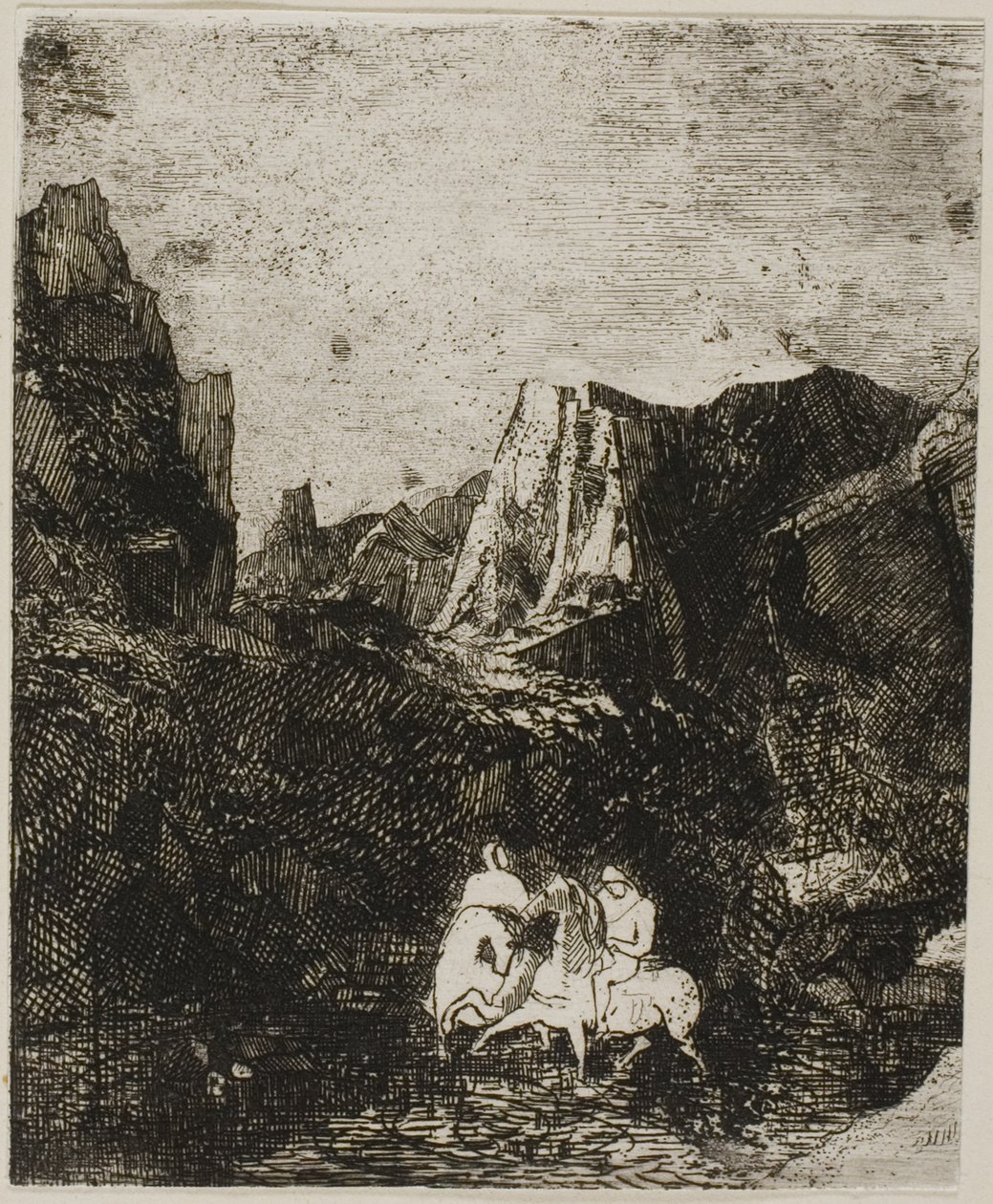 Due piccoli cavalieri da Odilon Redon