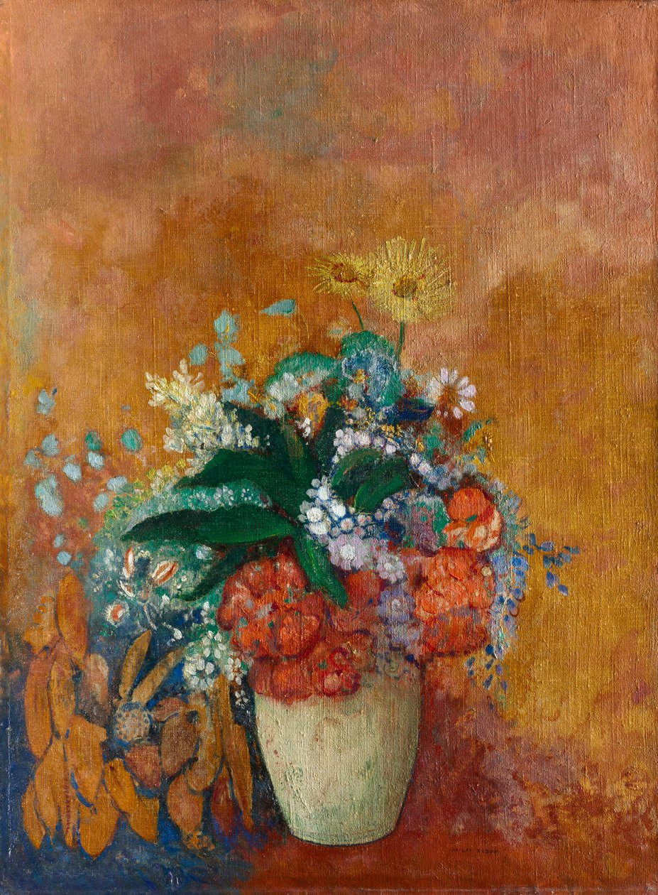 Vaso di fiori da Odilon Redon