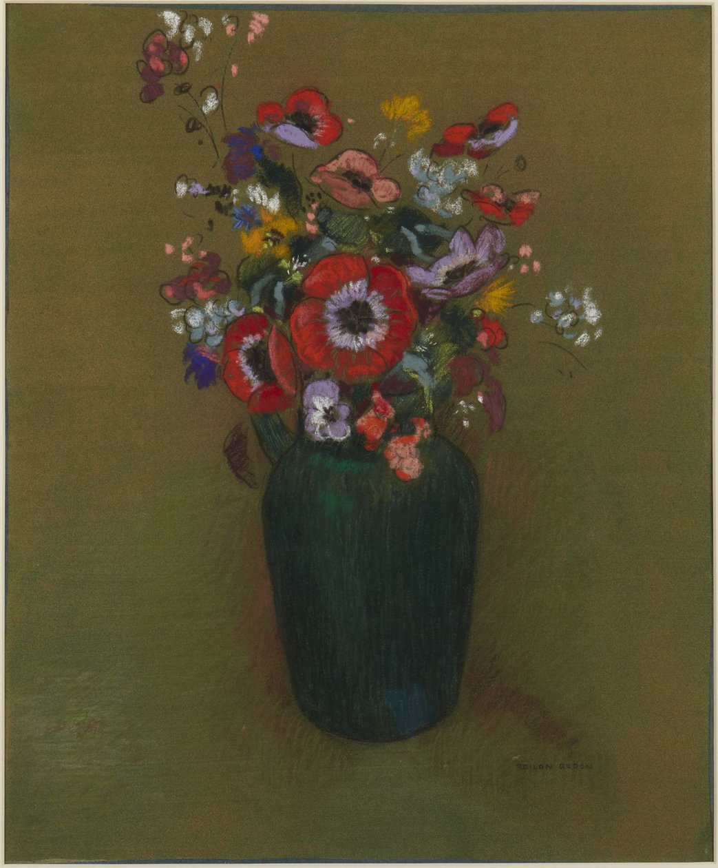 Vaso di fiori da Odilon Redon
