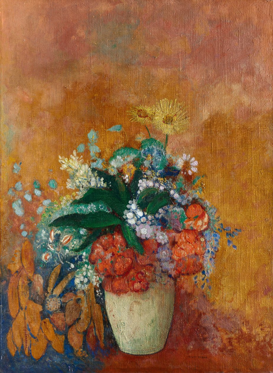 Vaso di fiori da Odilon Redon