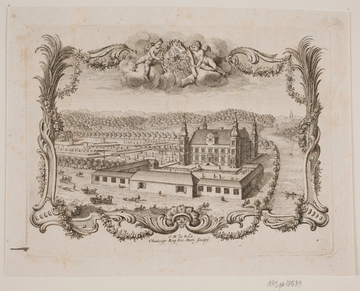 Engelsholm vicino a Vejle da Odvardt Helmoldt de Lode