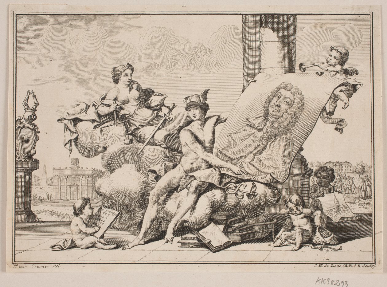 Peder Lasson. Ambientazione allegorica da Odvardt Helmoldt de Lode