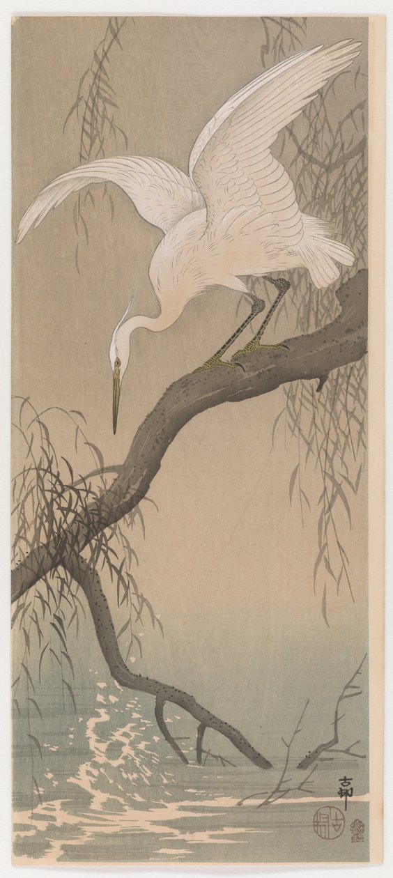 Garzetta, c.1910 da Ohara Koson