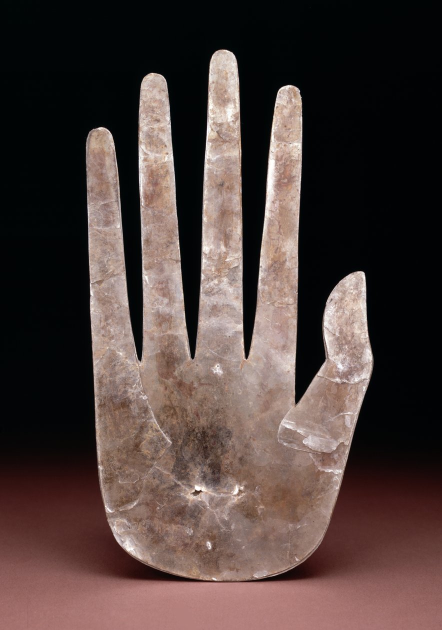 Sagoma a forma di mano (200 a.C.-400 d.C.) da Ohio Hopewell culture