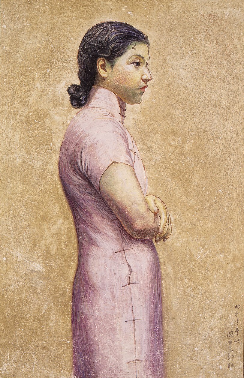 Ritratto di una donna da Okada Saburosuke
